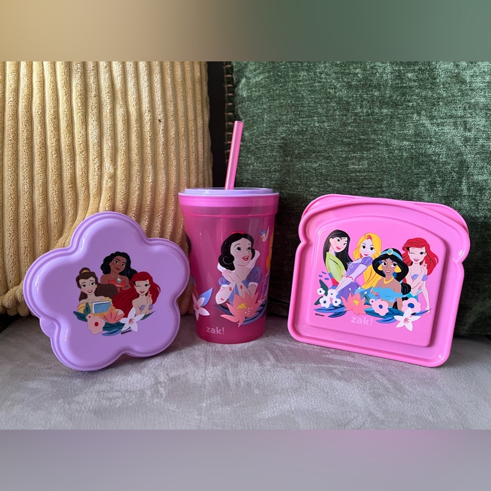Disney Princess ZAK! kids set of 3 NWT !